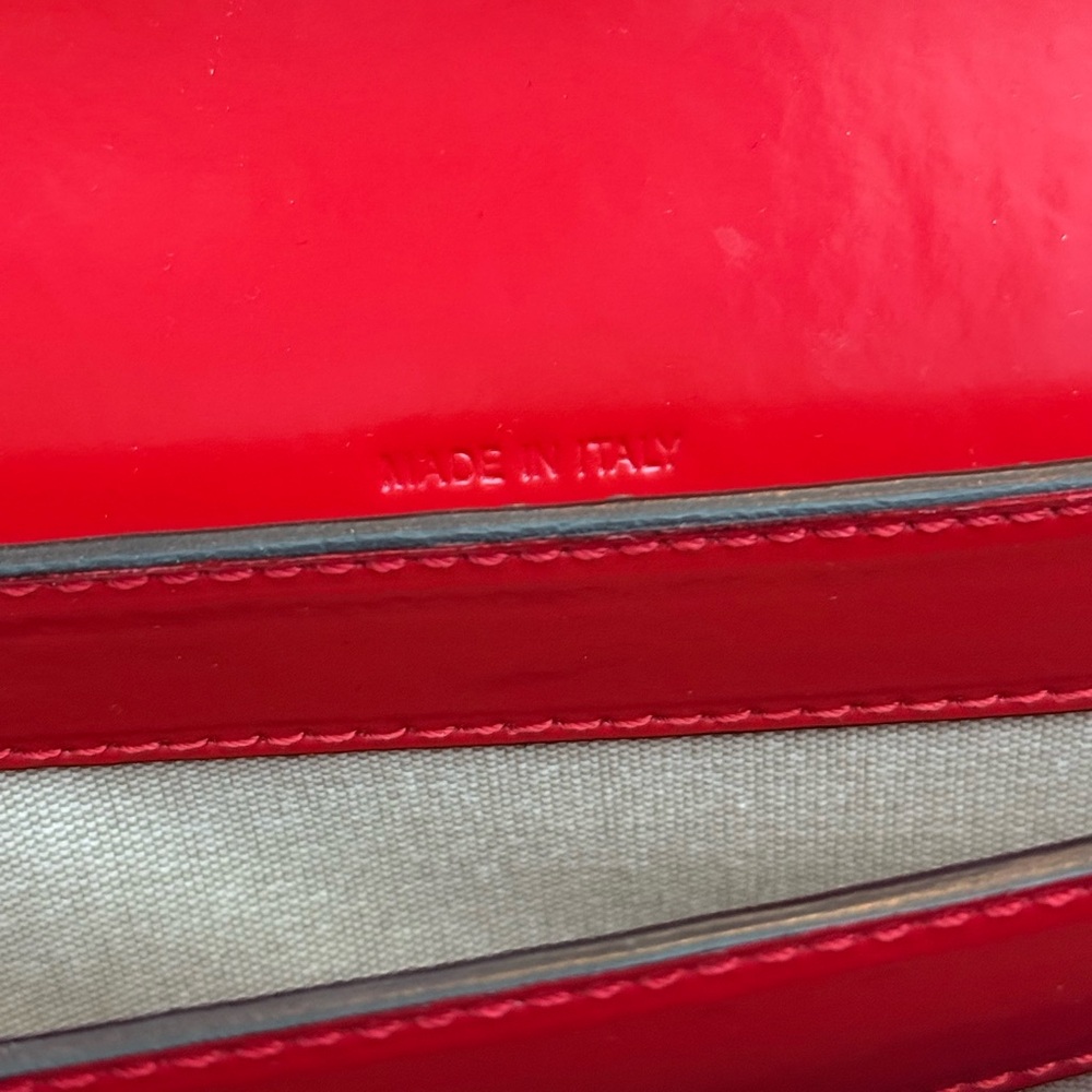 ❤️ Marni mini sculpture red crossbody, gold carry handle ❤️ - Picture 11 of 16